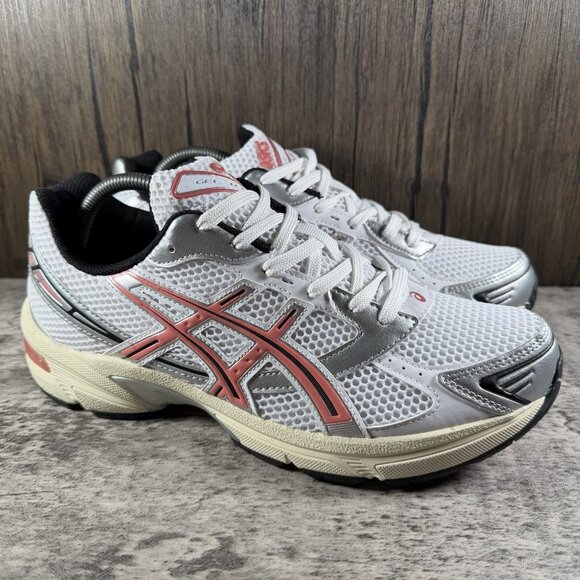 Asics Gel-1130 Running Shoes In White/Desert Red - Men's US 9.5 *NO INSOLES* - Picture 1 of 11